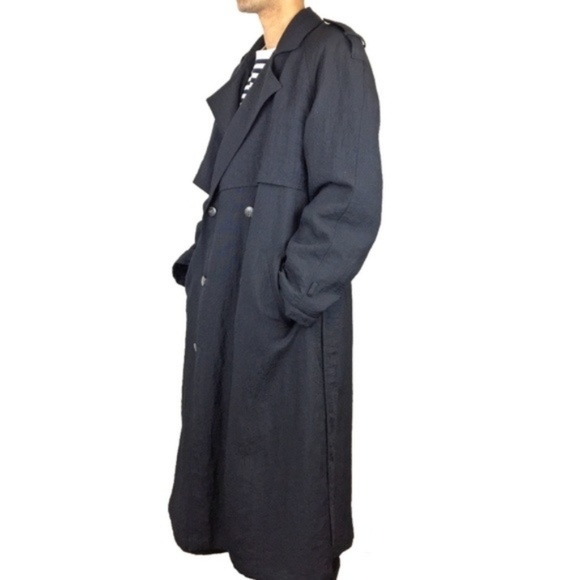 Dior Other - Dior Monsieur Black Double Breast Trench Coat